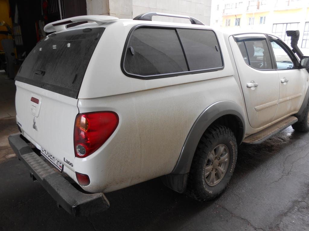 Бампер задний усиленный Triton - Mitsubishi L200 2006-2015 - Бампер задний усиленный