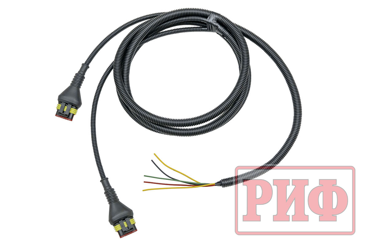 Changan Hunter / Бампер задний / Бампер РИФ силовой задний Changan Hunter Plus с квадратом под фаркоп и фонарями