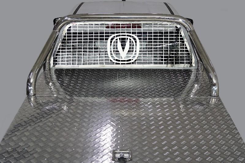 Changan Hunter / Защитные дуги в кузов / Защитная дуга кузова и защита заднего стекла (для крышки) 76,1 мм Hunter Plus