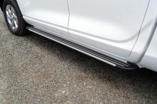 Пороги алюминиевые Slim Line Silver 1920 мм для Changan Hunter Plus - Changan Hunter - Пороги