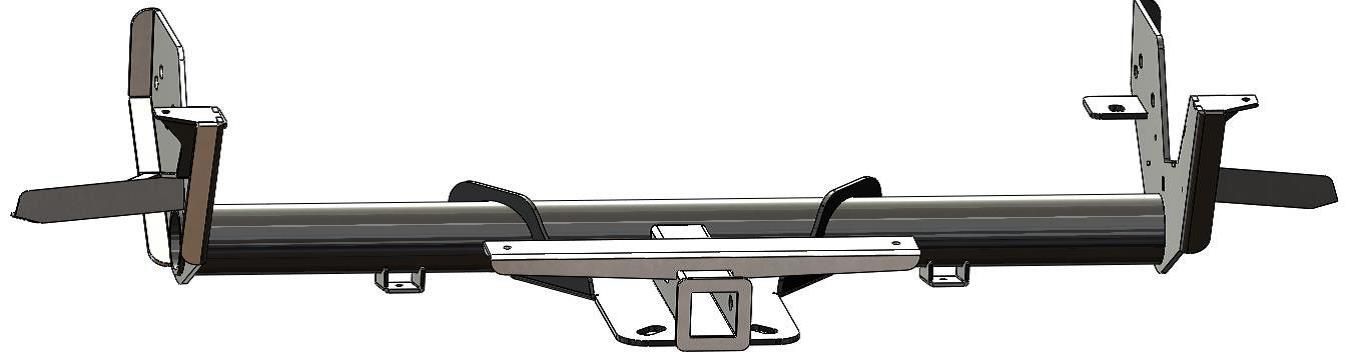 Mitsubishi / L200 2015-2024 / Бампер задний / Бампер задний усиленный (композитный) для а.м. до 2019г