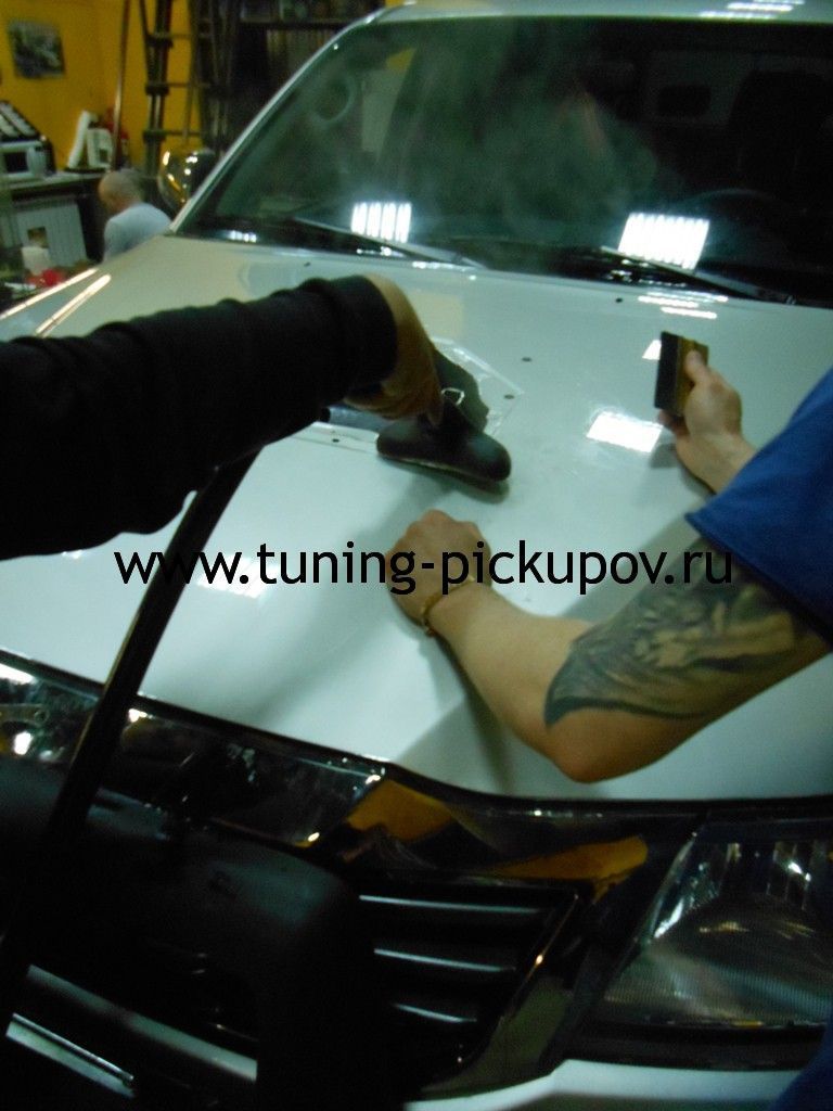 Mitsubishi / L200 2015-2024 / Оклейка пленкой, тонировка / Оклейка бортов грузового отсека