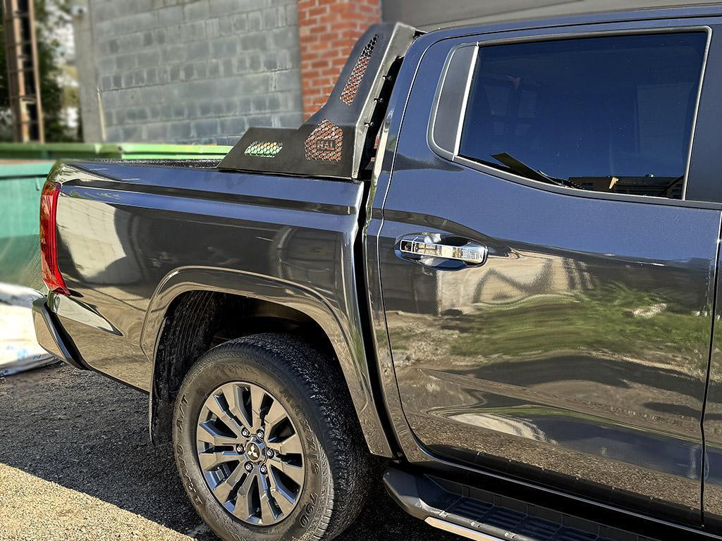 Mitsubishi / L200 2024- / Защитные дуги L200 2024+ / Дуга широкая с защитой стекла HAL PRO L200 6gen