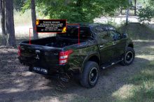 Комплект накладок на боковые борта и задний откидной борт со скотчем  - Mitsubishi L200 2015-2024