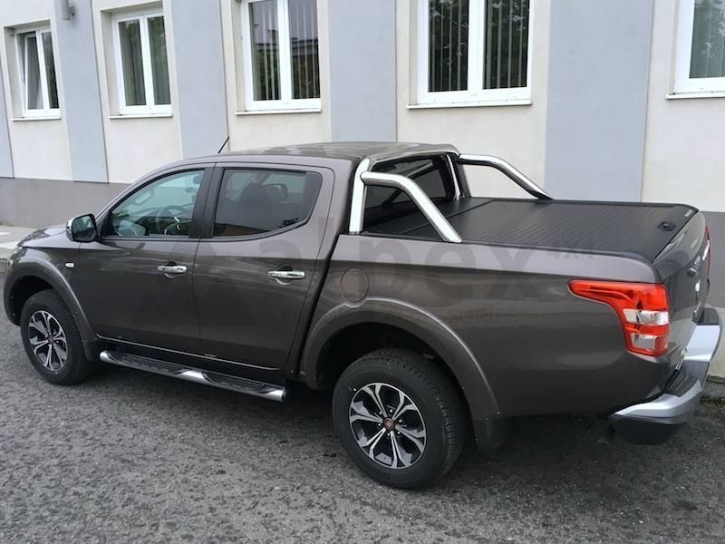 Mitsubishi / L200 2015-2024 / Крышки кузова / Крышки Top Roll Bar (черный, с серебристой дугой)