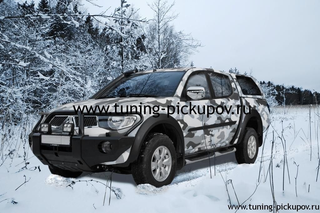 Оклейка виниловой пленкой - Mitsubishi L200 2015-2024 - Оклейка пленкой, тонировка