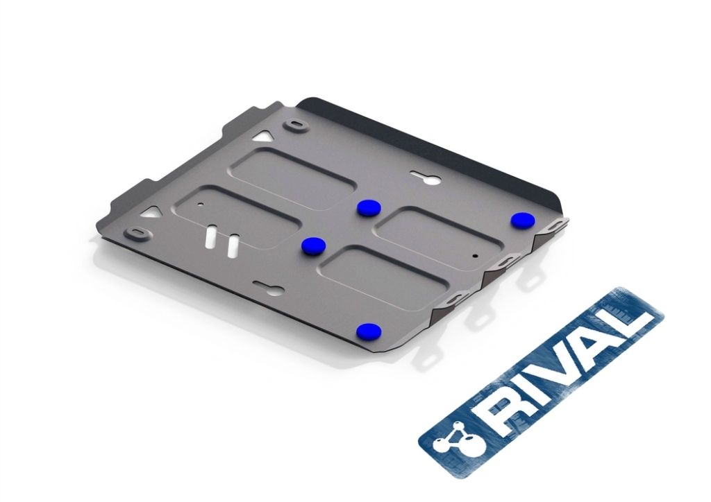 Защита картера алюминий + комплект крепежа RIVAL V 2.0TDI; 3.0TDI - Volkswagen Amarok - Защита картера, кпп и топливного бака