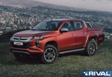 Порог-площадка "Premium" - Mitsubishi L200 2015-2024 - Пороги
