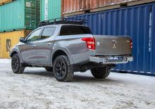 Бампер задний усиленный (алюминиевый) на а.м. до 18г.в. - Mitsubishi L200 2015-2024 - Бампер задний