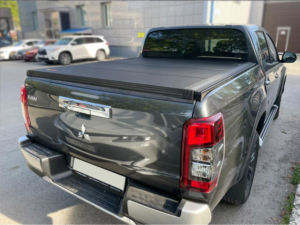 Mitsubishi / L200 2015-2024 / Крышки кузова / 4х секционная алюминиевая крышка PRO
