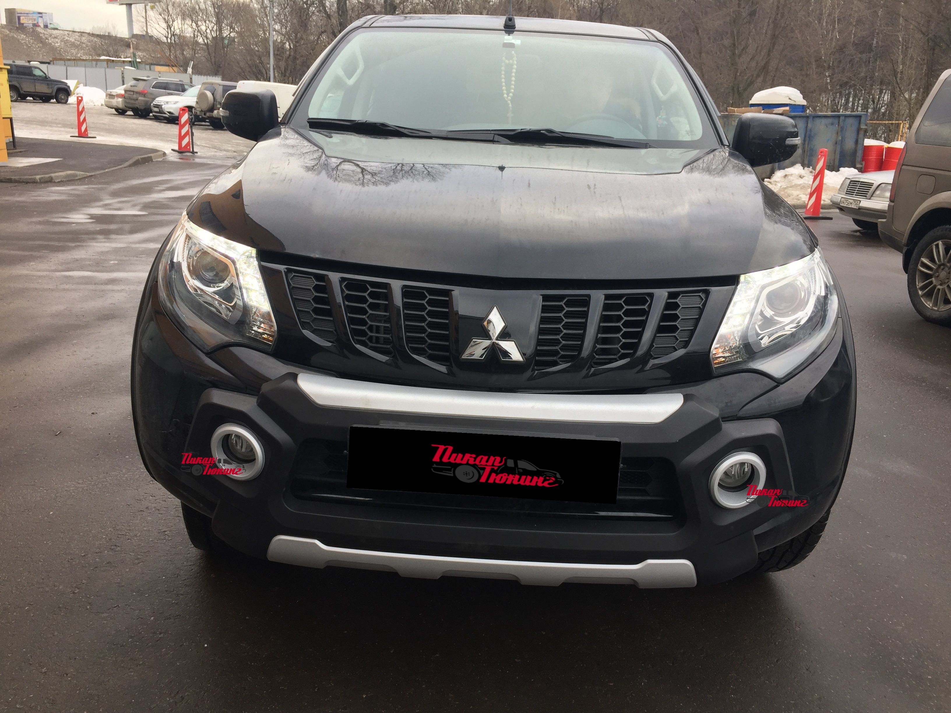 Mitsubishi / L200 2015-2024 / Защита переднего бампера / Защита переднего бампера
