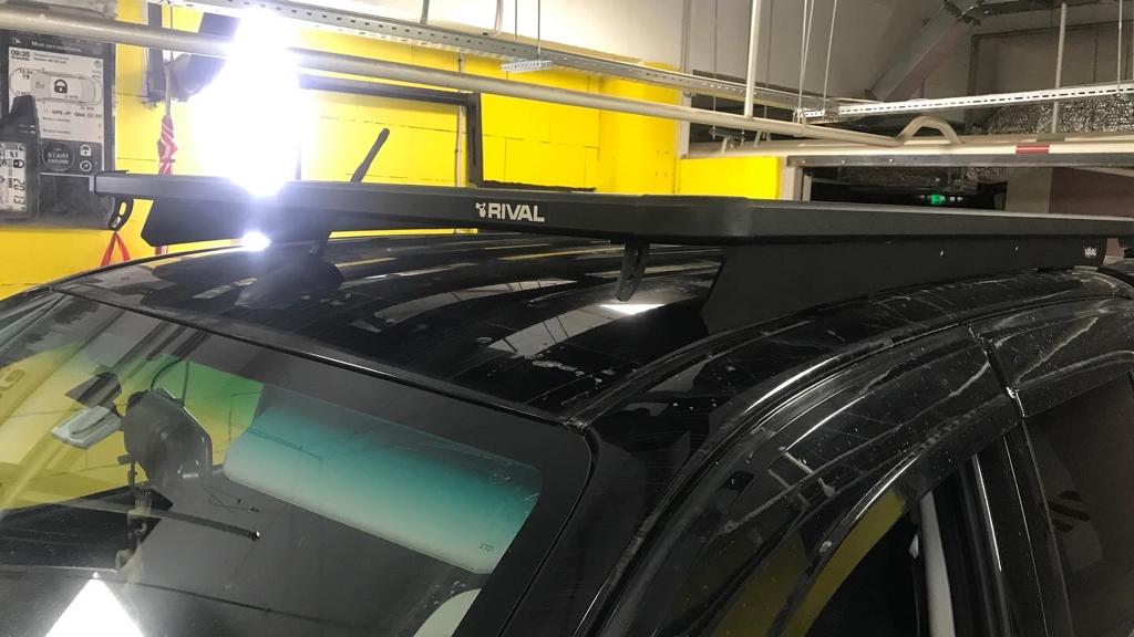 Toyota Hilux / Багажник экспедиционный / Багажник алюминиевый (платформа с креплением) 1235×1430