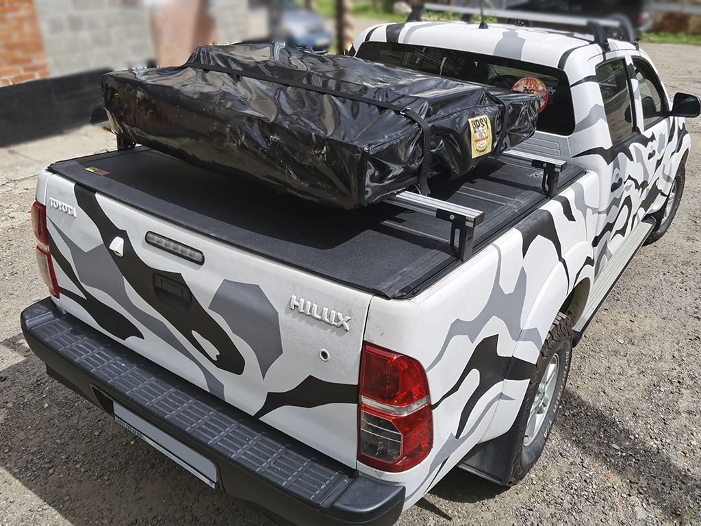 Changan Hunter / Крышки кузова / Багажник усиленный под палатку для крышки HAL PRO (крепеление и поперечины 1700 мм)