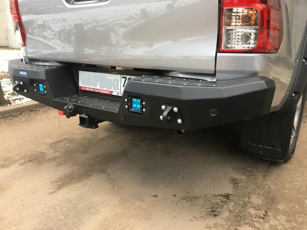 Toyota Hilux / Бампер задний / Бампер задний алюминиевый