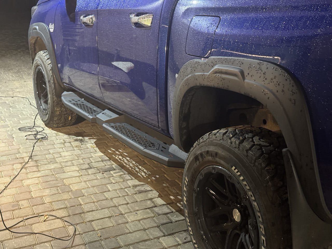 Great Wall / Poer / Пороги / Пороги усиленные (с разделителем), крашенная нержавейка