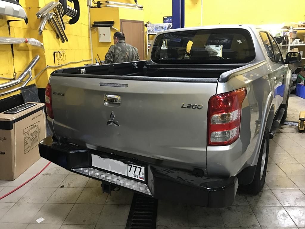 Бампер задний усиленный - Mitsubishi L200 2015-2024 - Бампер задний