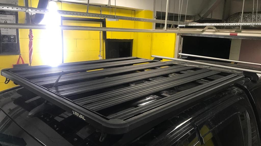 Toyota Hilux / Багажник экспедиционный / Багажник алюминиевый (платформа с креплением) 1235×1430