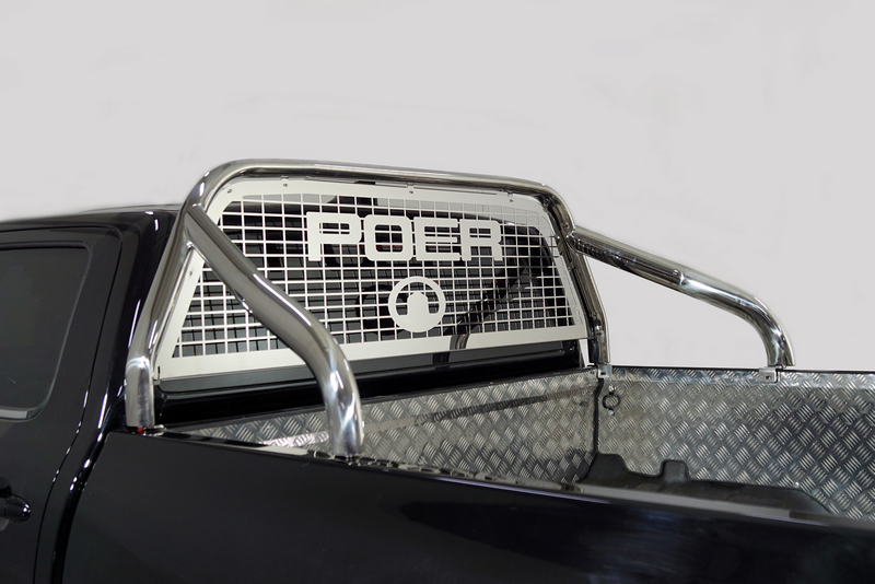 Great Wall / Poer / Дуги / Защита кузова и заднего стекла 75х42 мм для Poer