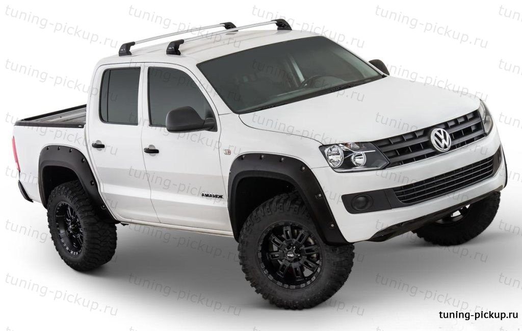 Расширители колесных арок из 4-х частей «POCKET STYLE » 44,5 см.  - Volkswagen Amarok - Расширители колесных арок