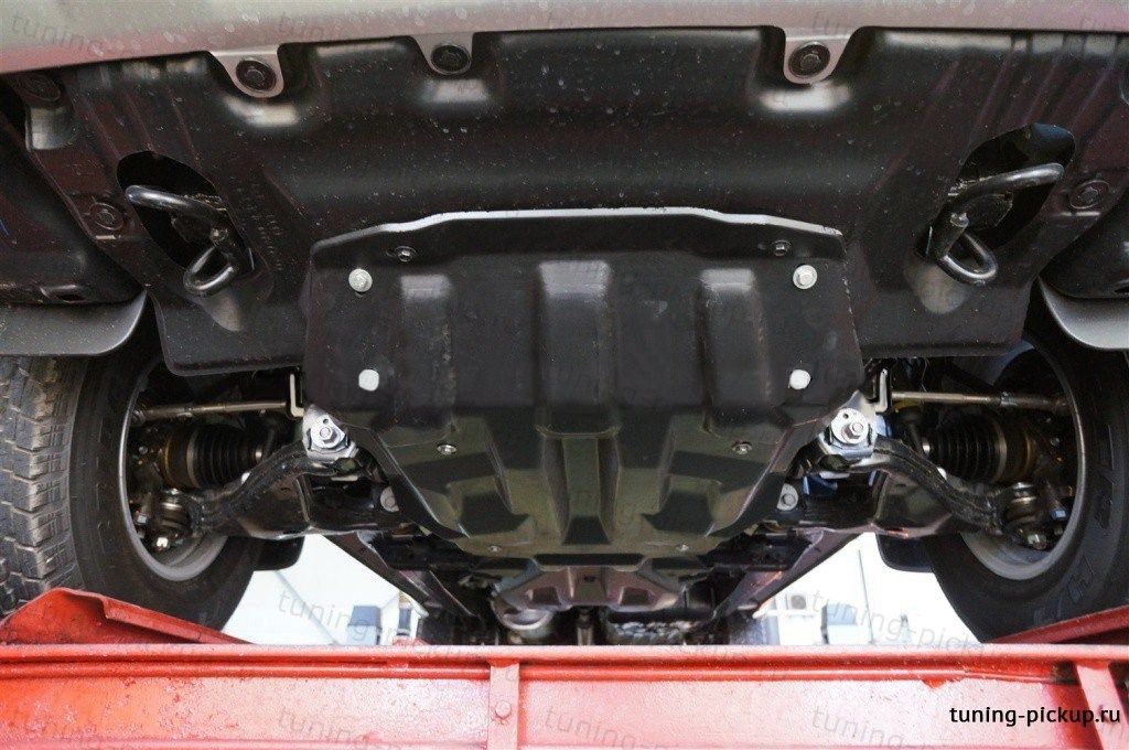 Toyota Hilux / Защита ДВС, РК, КПП, Т.Б. / Защита Радиатора, ДВС, КПП, РК (Композит)