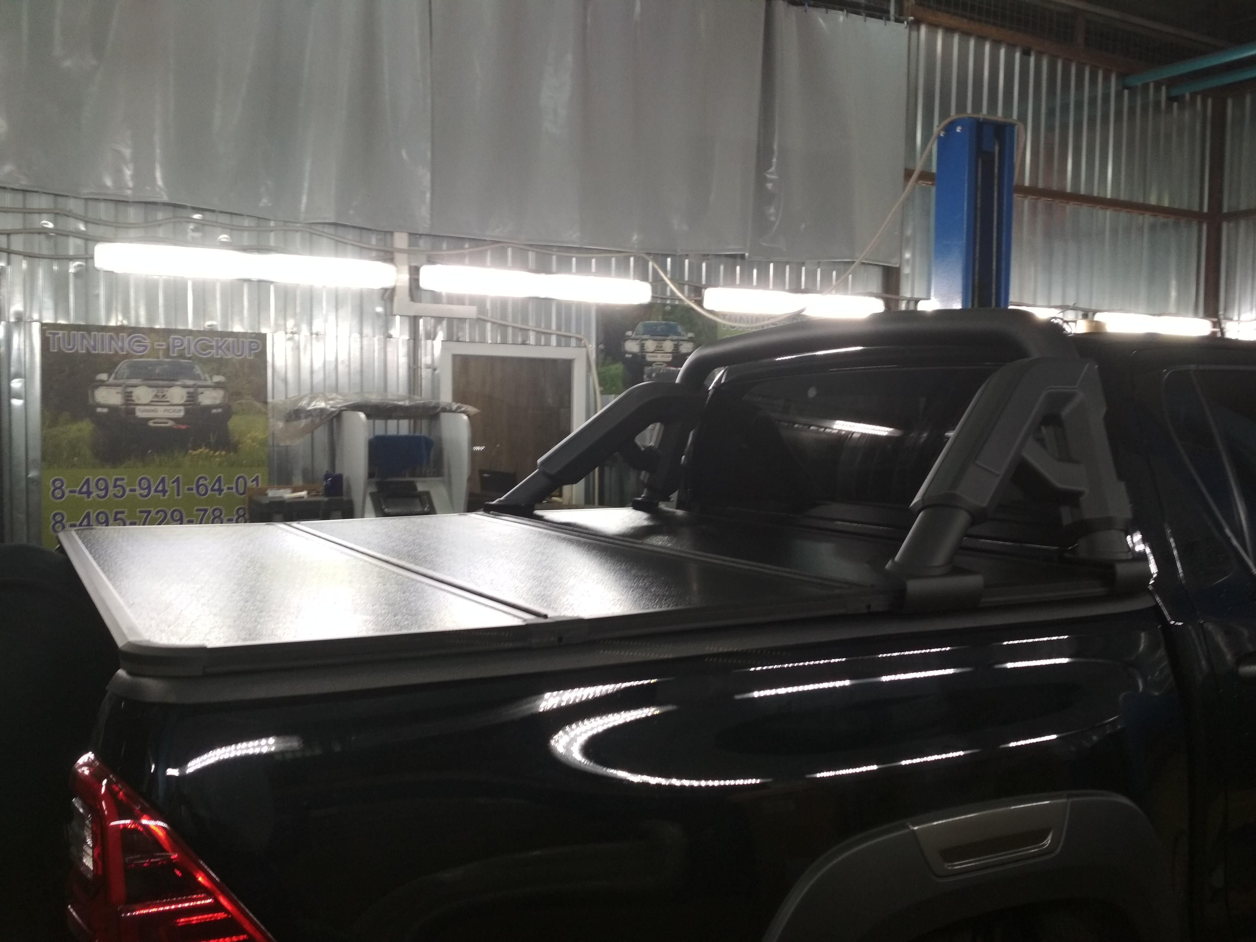 Toyota Hilux / Крышки кузова / Крышка алюминиевая трехсекционная Китай