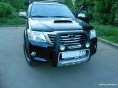 Защита переднего бампера QT003 ATLANTIC - Toyota Hilux 2011-2015 - Защита переднего бампера