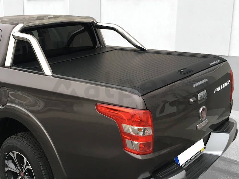 Mitsubishi / L200 2015-2024 / Крышки кузова / Крышки Top Roll Bar (черный, с серебристой дугой)