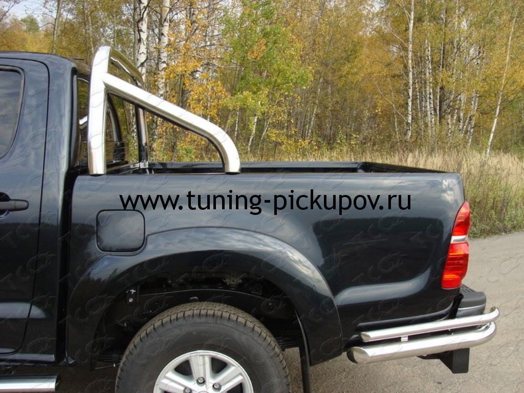 Защитная дуга в кузов 76,1 мм. - Toyota Hilux 2011-2015 - Защитные дуги - 