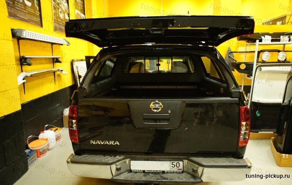 Кунг S PLUS V4 с дополнительными стоп-сигналами и стеклоочистителем - Nissan Navara - Кунги для пикапа