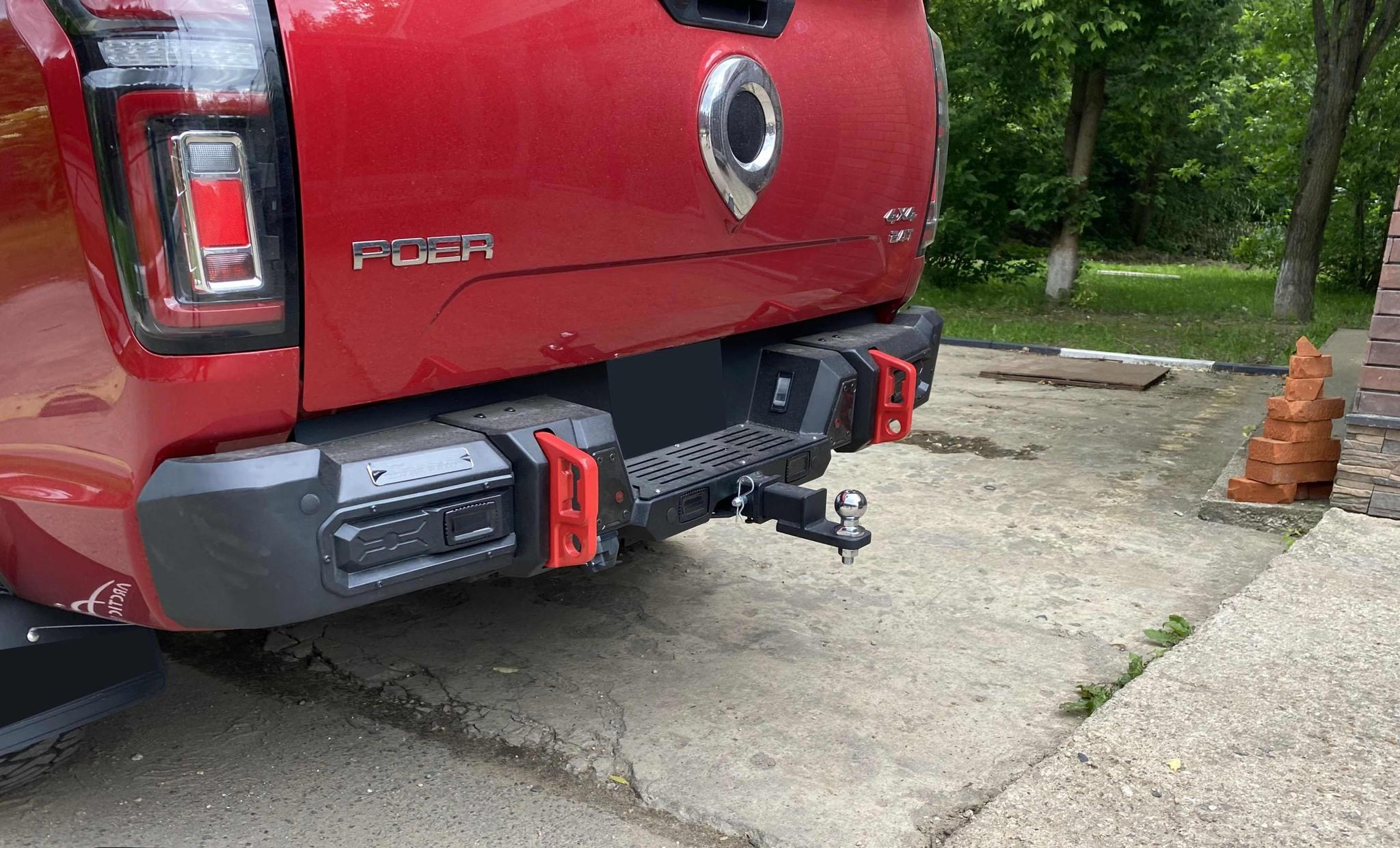 Great Wall / Poer / Бампер задний / Задний бампер силовой