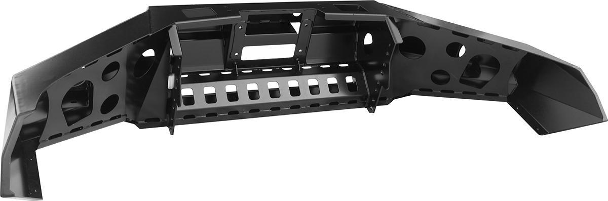 Toyota Hilux / Бампер передний / Бампер РИФ силовой передний Toyota Hilux 2015-2020 с доп. фарами и защитой бачка омывателя