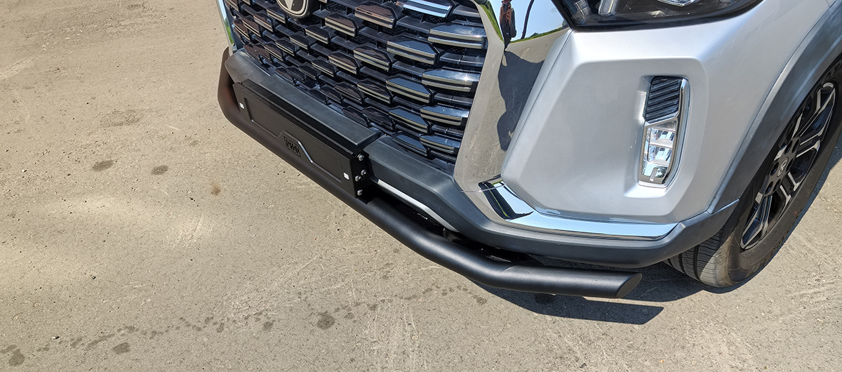 Changan Hunter / Бампер передний / Бампер РИФ силовой передний/защита штатного бампера Changan Hunter Plus c защитой радиатора (устанавливается только с площадкой RIFF70-30000)