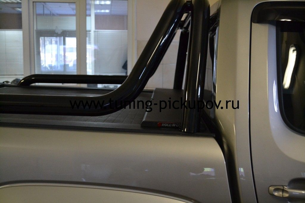 Защитная оригинальная дуга в кузов 76 мм сталь - Volkswagen Amarok - Защитные дуги - 