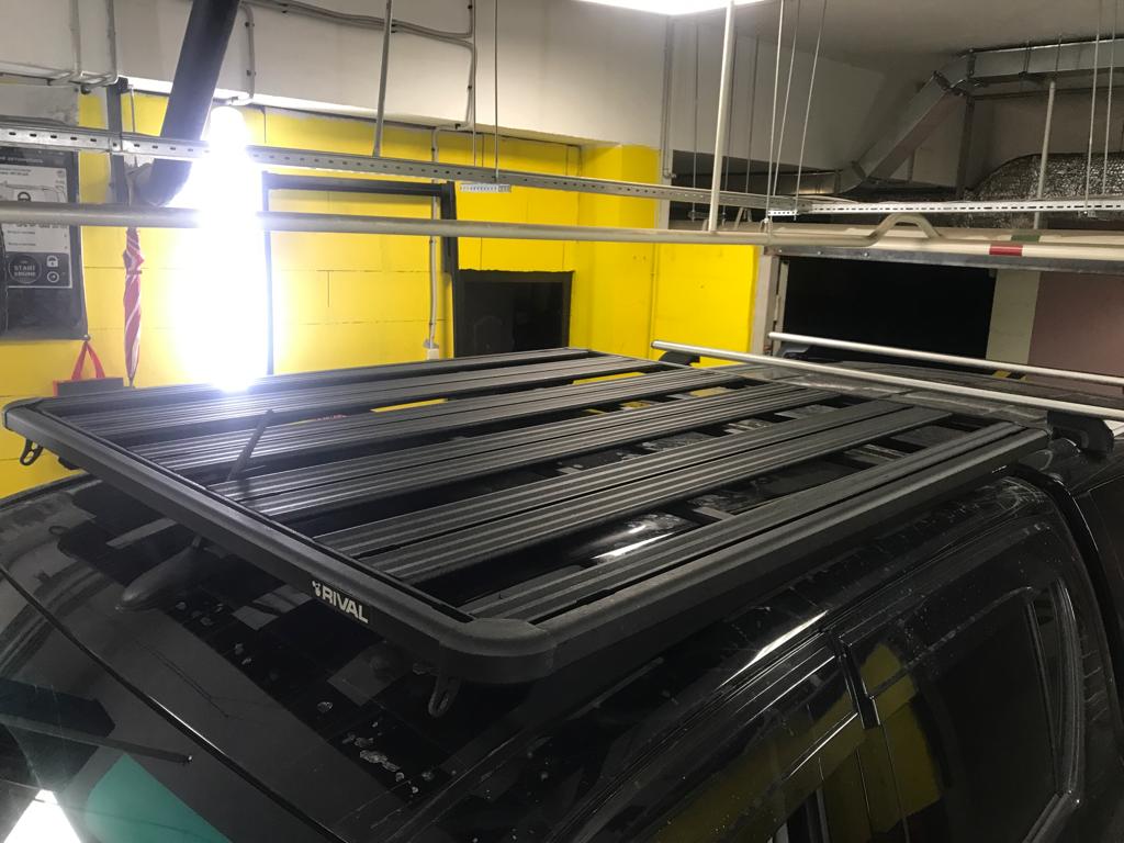 Toyota Hilux / Багажник экспедиционный / Багажник алюминиевый (платформа с креплением) 1235×1430