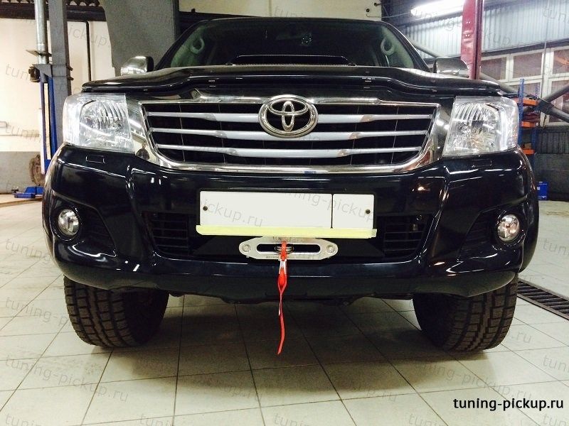 Площадка под лебедку - Toyota Hilux 2011-2015 - Площадка под лебедку