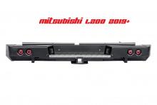 Бампер задний усиленный с квадратом под фаркоп и фонарями, L200 NEW 2019+ - Mitsubishi L200 2015-2023 - Бампер задний