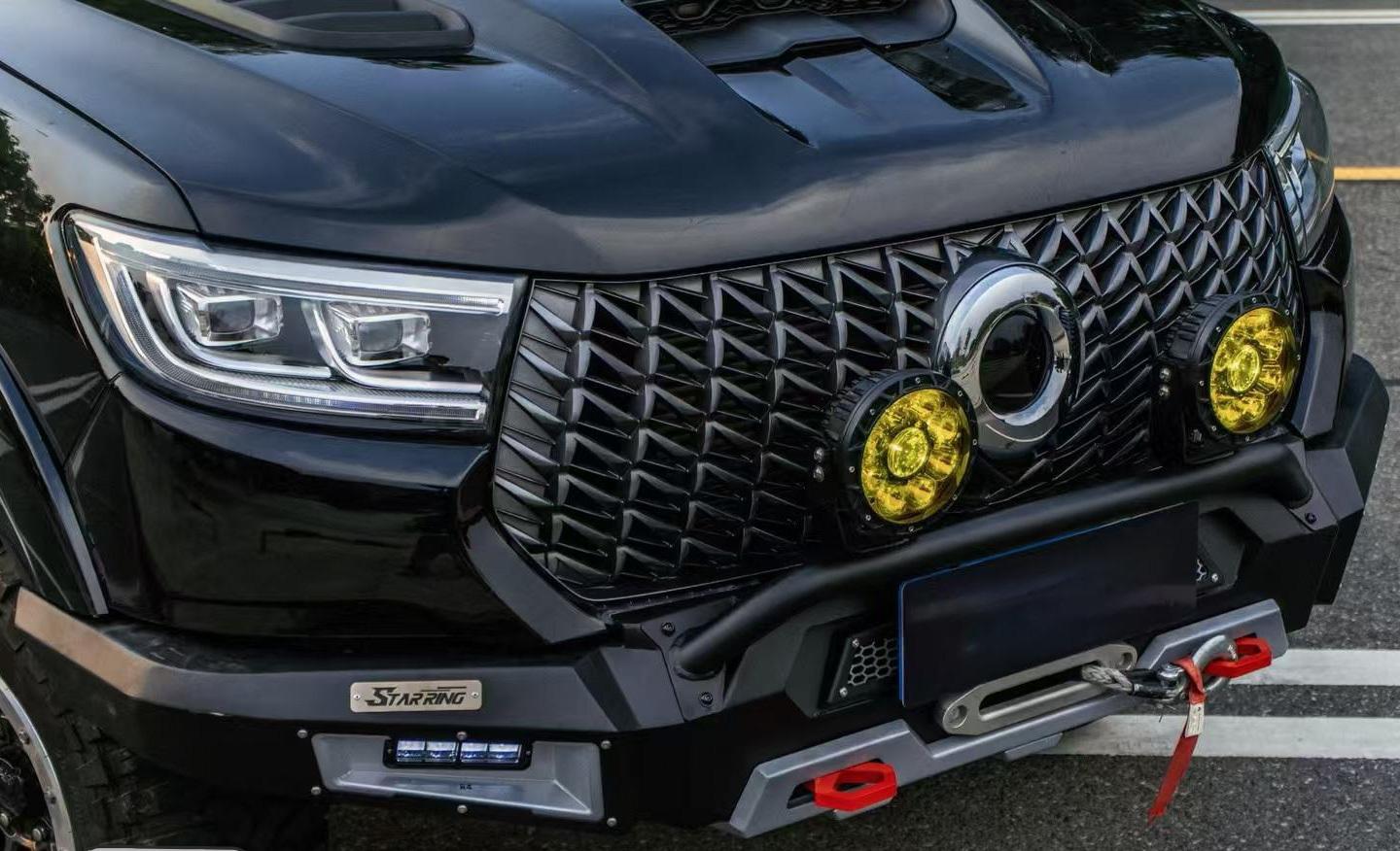 Great Wall / Poer / Бампер передний / GWM POER Передний бампер силовой (Дорестайлинг)