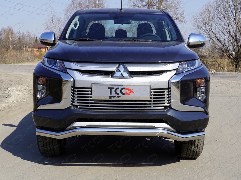 Mitsubishi / L200 2015-2024 / Защита переднего бампера / Защита переднего бампера 76,1мм