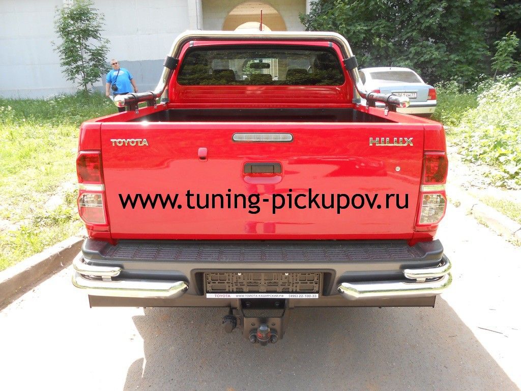 Защитная дуга в кузов RB013 AHTAPOT 60 мм. Triton - Mitsubishi L200 2006-2015 - Защитные дуги 