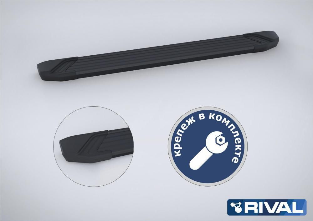 Пороги Black - Volkswagen Amarok - Пороги - 