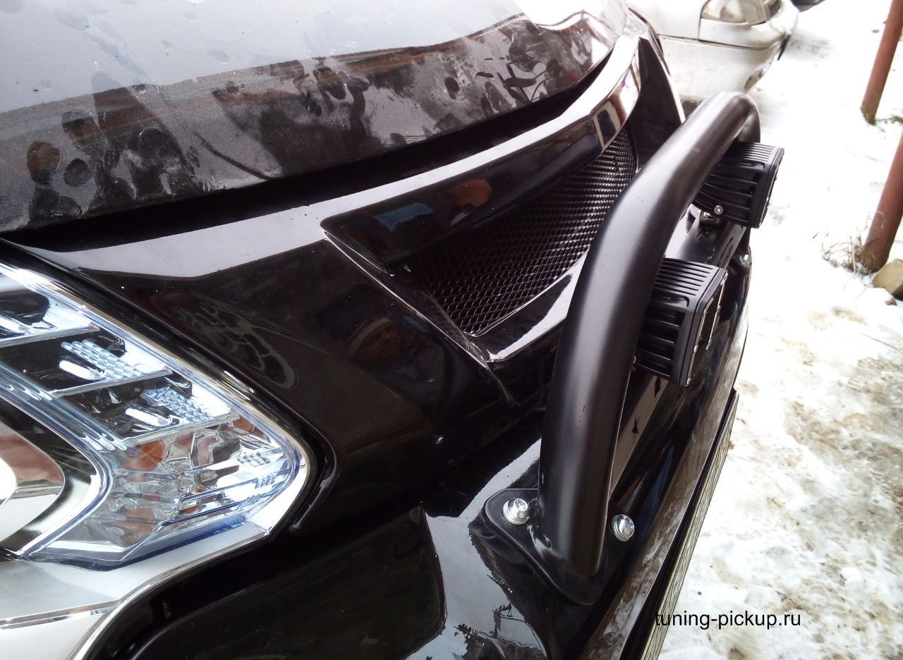 Mitsubishi / L200 2015-2024 / Бампер передний / Бампер передний усиленный с площадкой под лебедку (2015-2018)