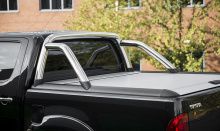 Крышка Top Roll Bar (silver / black) с дугами (silver / black) Toyota Hilux 2015-2024 в 