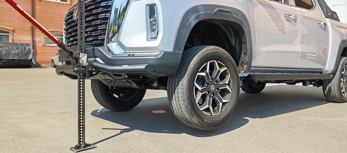 Changan Hunter / Бампер передний / Бампер РИФ силовой передний/защита штатного бампера Changan Hunter Plus c защитой радиатора (устанавливается только с площадкой RIFF70-30000)