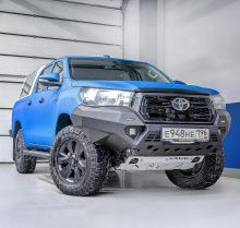 Бампер передний алюминиевый для EXCLUSIVE - Toyota Hilux 2015-2024 - Бампер передний