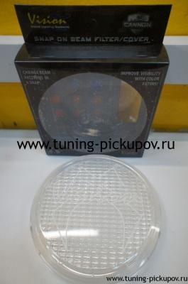 Защитная прозрачная крышка (Евро свет) - Mitsubishi L200 2006-2015 - Универсальная оптика - 