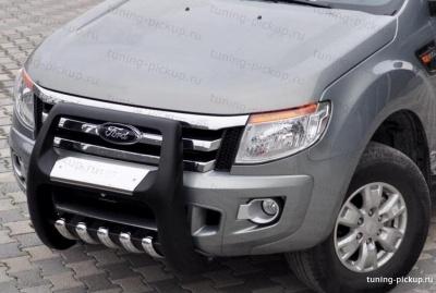 Защита переднего бампера QT002 PASIFIC  - Ford Ranger - Защита переднего бампера - 