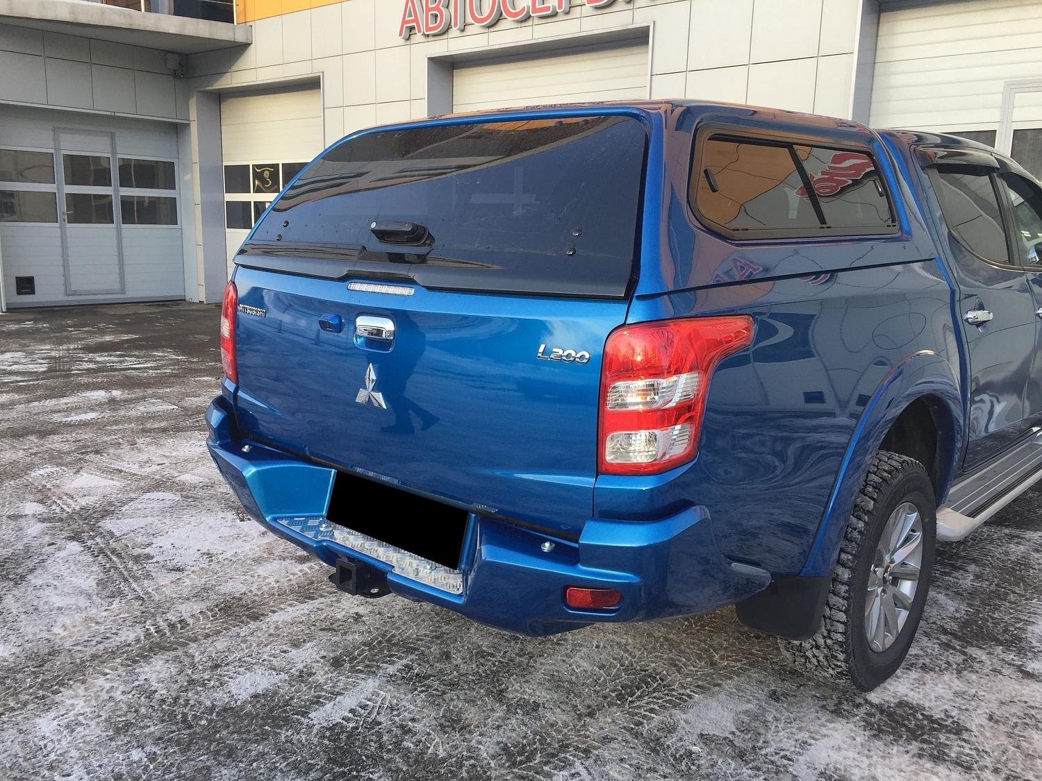 Бампер задний усиленный (композитный) для а.м. до 2019г - Mitsubishi L200 2015-2024 - Бампер задний - 