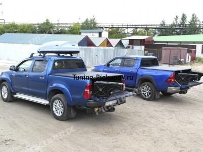 Поворотный бокс в кузов - Toyota Hilux 2011-2015 - Ящик в кузов - 