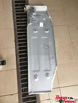 Toyota Hilux / Защита ДВС, РК, КПП, Т.Б. / Защита бака (Алюминий)