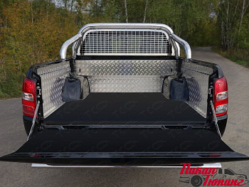 Mitsubishi / L200 2015-2024 / Вставка в кузов (вкладыш) / Вкладыш в кузов (без борта и дна) алюминиевый